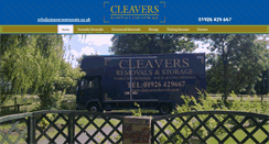 Desktop Screenshot of cleaversremovals.co.uk